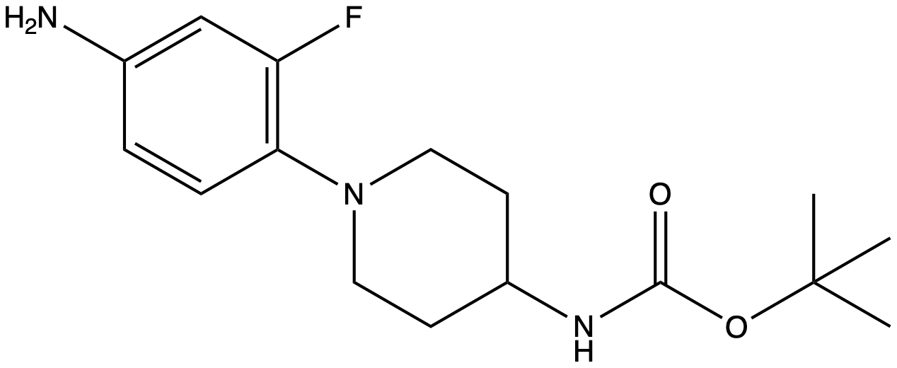 tert-Butyl (1-(4-amino-2-fluorophenyl)piperidin-4-yl)carbamate