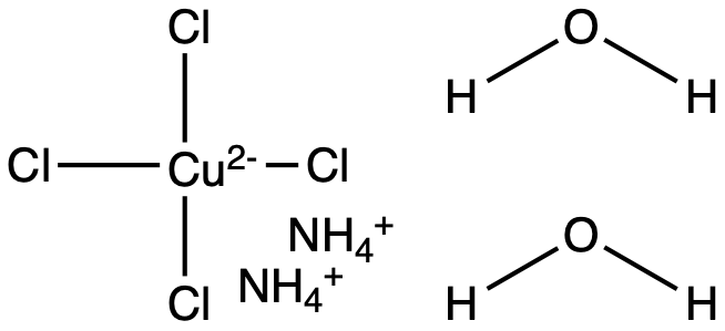 Ammonium tetrachlorocuprate(II) dihydrate