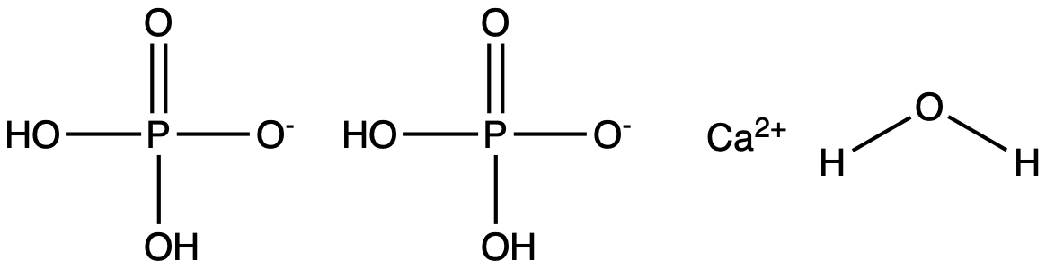 Calcium dihydrogenphosphate hydrate